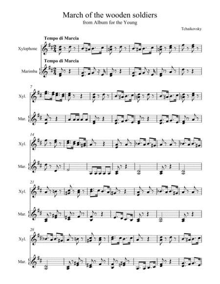 March Of The Wooden Soldiers Sheet Music