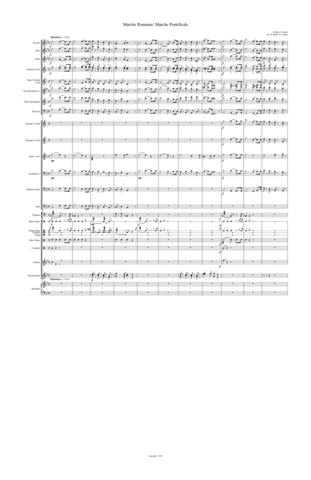 March Pontificale Sheet Music