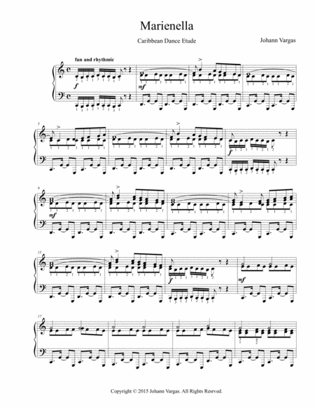 Marienellas Dance Sheet Music