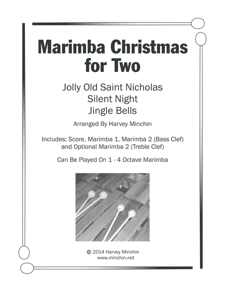 Marimba Christmas For Two Sheet Music