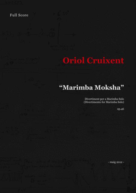 Free Sheet Music Marimba Moksha Op 46