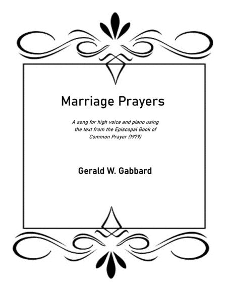 Free Sheet Music Marriage Prayers 2001