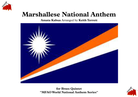 Marshallese National Anthem For Brass Quintet Sheet Music