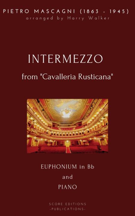 Mascagni Intermezzo For Euphonium In Bb And Piano Sheet Music