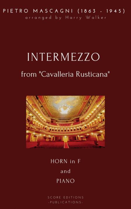 Free Sheet Music Mascagni Intermezzo For Horn In F And Piano