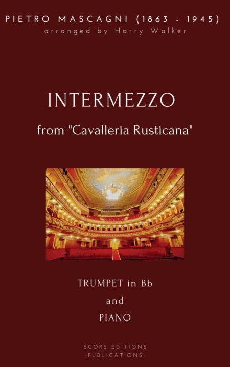 Free Sheet Music Mascagni Pietro Intermezzo For Trumpet In Bb And Piano
