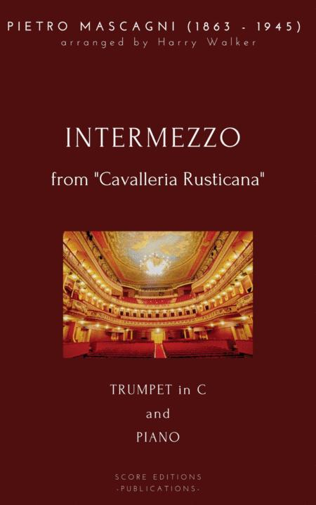 Mascagni Pietro Intermezzo For Trumpet In C And Piano Sheet Music