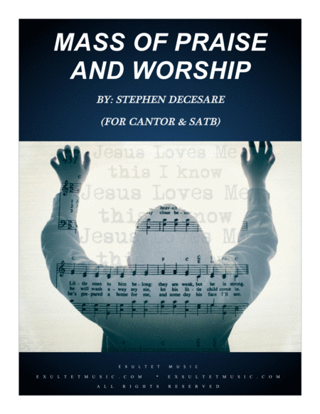 Free Sheet Music Mass Of Praise And Worship Vocal Score For Satb