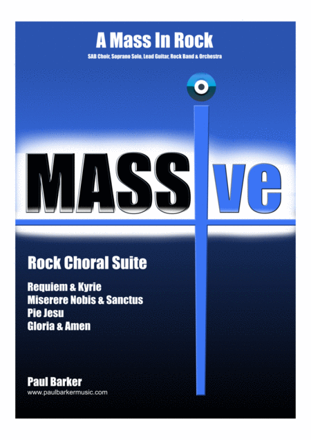 Massive A Mass In Rock Complete Instrumental Pack Excluding Conductors Score Sheet Music