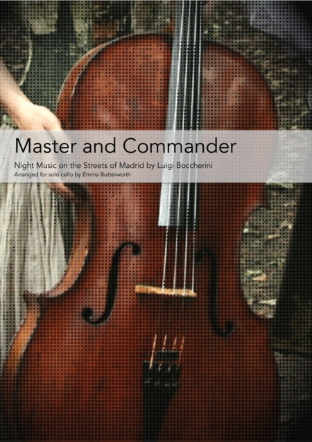 Free Sheet Music Master And Commander Boccherini