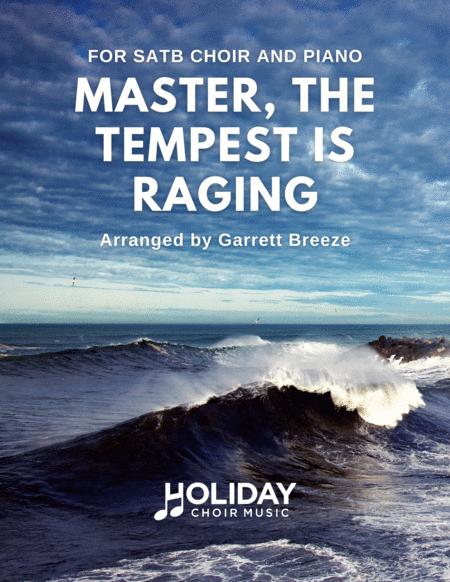 Free Sheet Music Master The Tempest Is Raging Satb