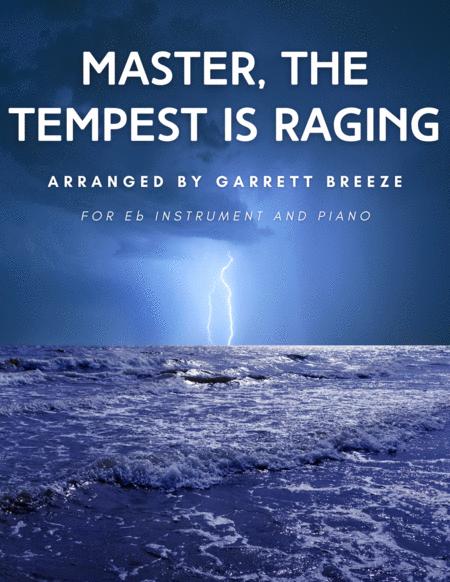 Master The Tempest Is Raging Solo Bari Sax Piano Sheet Music