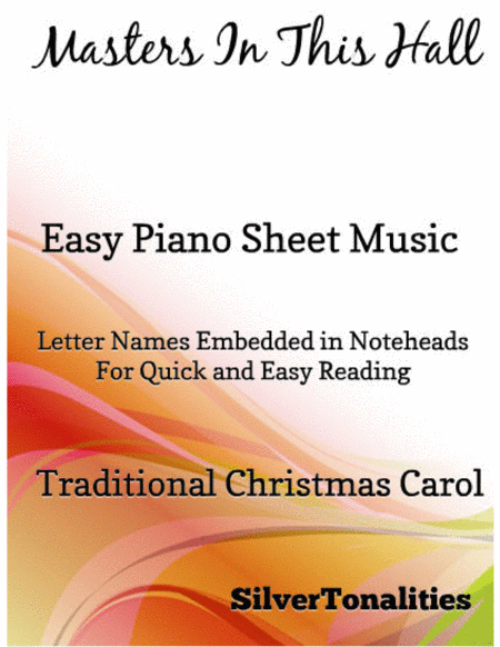 Masters In This Hall Easy Piano Sheet Music Sheet Music