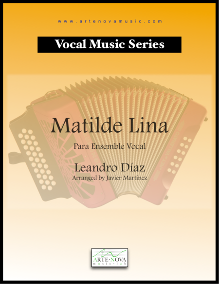 Matilde Lina For Male Vocal Ensemble Sheet Music
