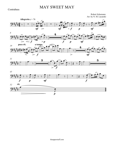 May Sweet May Sheet Music