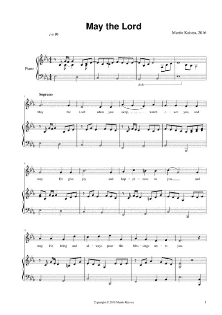 May The Lord Sheet Music