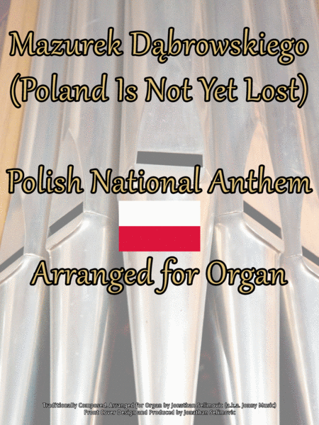 Mazurek D Browskiego Polish National Anthem Arranged For Organ Sheet Music