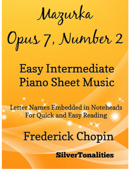 Mazurka Opus 7 Number 2 Easy Intermediate Piano Sheet Music Sheet Music