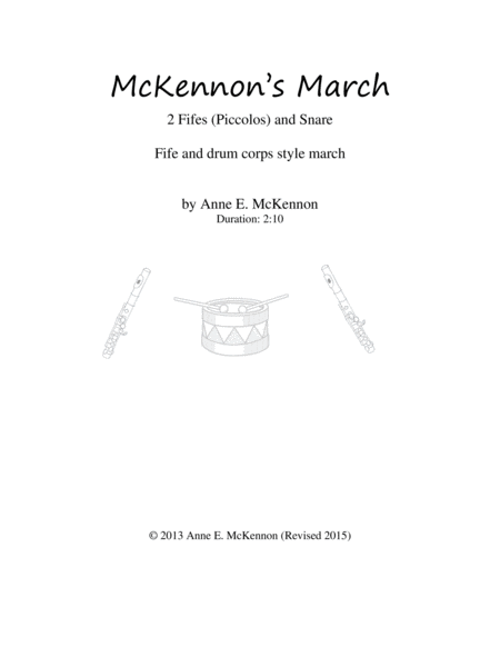 Mckennons March Sheet Music