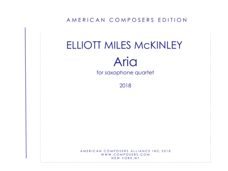 Mckinley Aria Sheet Music