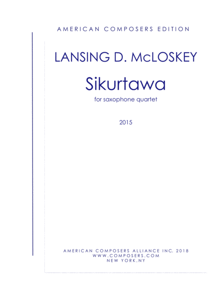 Free Sheet Music Mcloskey Sikurtawa