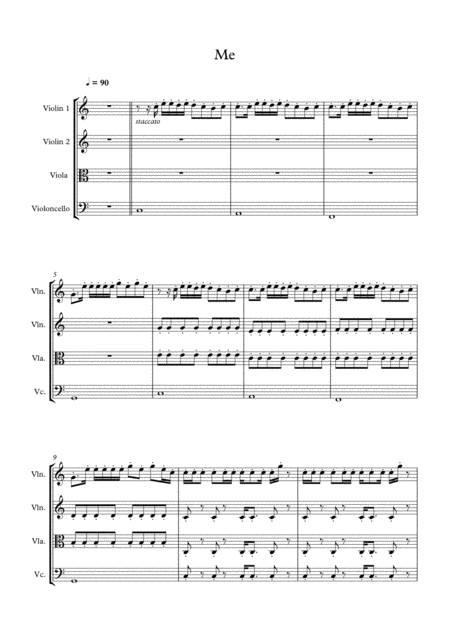 Free Sheet Music Me Featuring Brendon Urie String Quartet