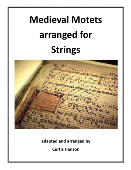 Free Sheet Music Medieval Motets Arranged For Strings