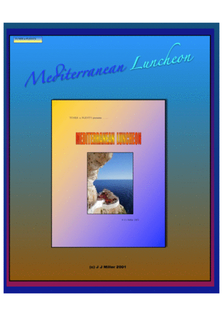 Free Sheet Music Mediterranean Luncheon