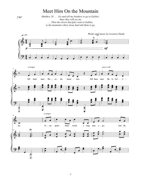 Meet Him On The Mountain Sheet Music