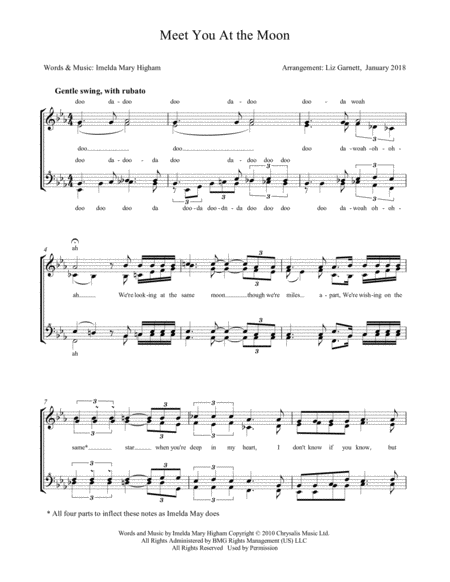 Meet You At The Moon Sheet Music