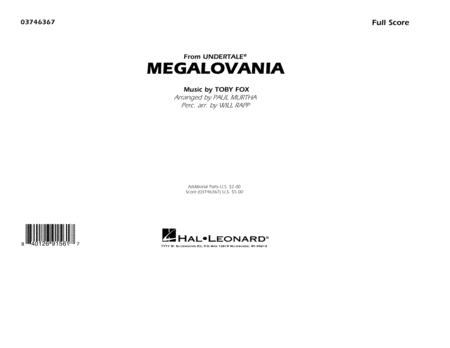 Megalovania From Undertale Arr Paul Murtha Conductor Score Full Score Sheet Music