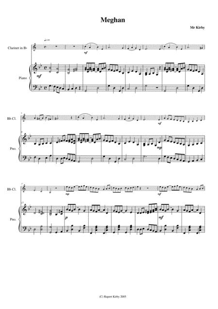 Free Sheet Music Meghan