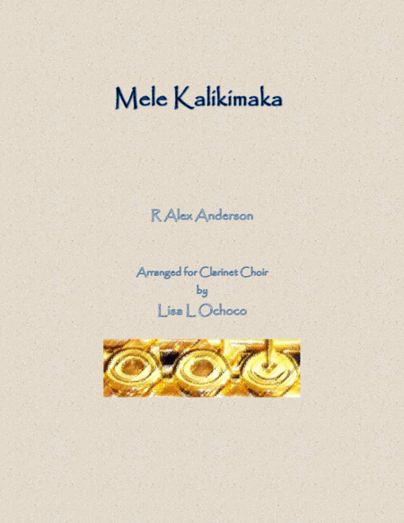 Mele Kalikimaka For Clarinet Choir Sheet Music