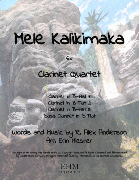 Free Sheet Music Mele Kalikimaka For Clarinet Quartet