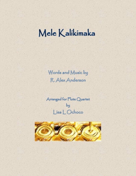 Mele Kalikimaka For Flute Quartet Sheet Music