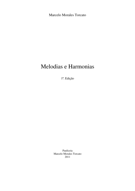 Free Sheet Music Melodias E Harmonias