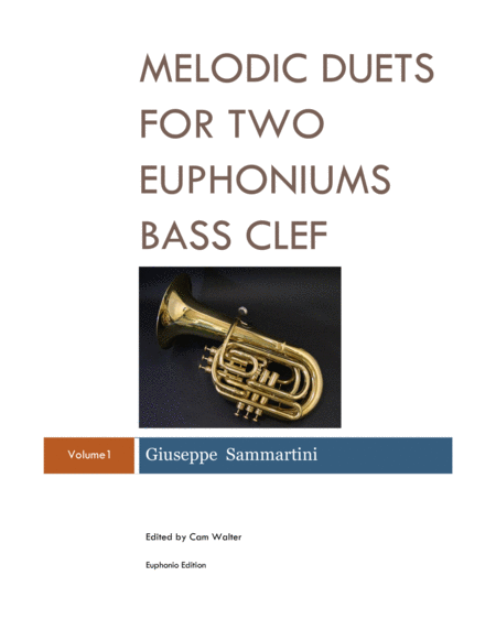 Free Sheet Music Melodic Duets For Two Euphoniums