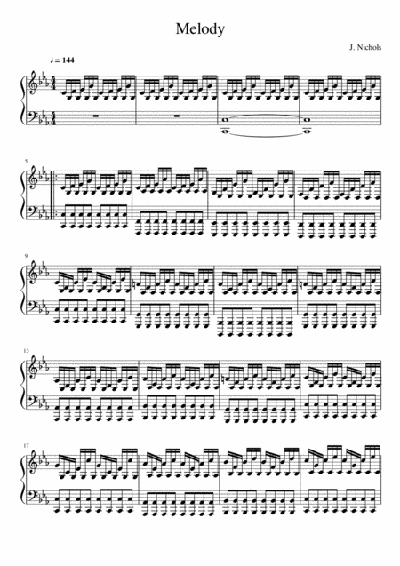 Free Sheet Music Melody