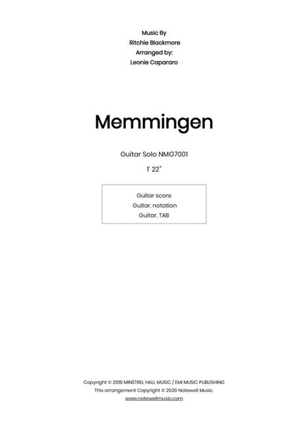 Free Sheet Music Memmingen