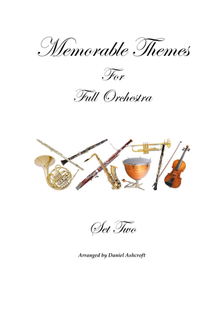 Memorable Themes For Orchestra Set Two Sheet Music