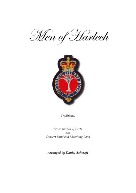 Men Of Harlech Score And Parts Sheet Music