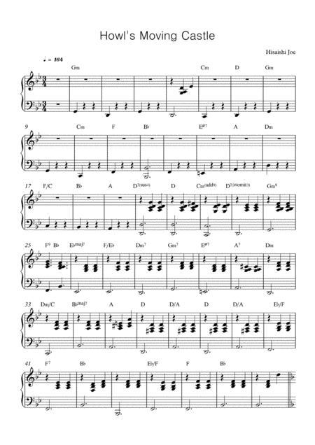 Merry Go Round Of Life Howl Moving Castle With Both Hands Sheet Music