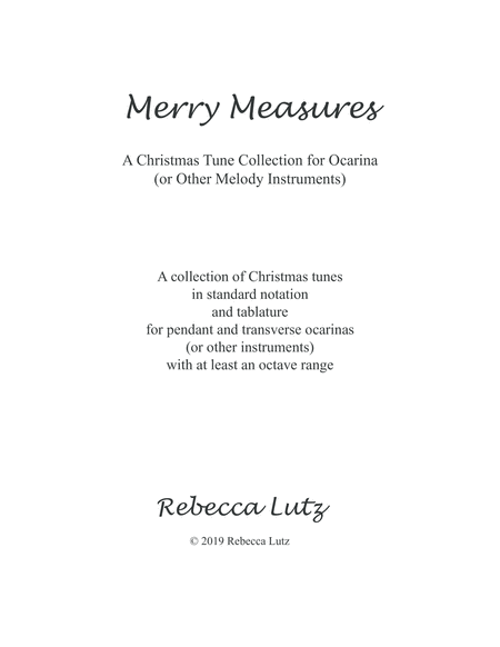 Free Sheet Music Merry Measures