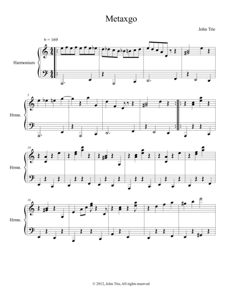 Free Sheet Music Metaxgo