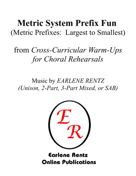 Metric System Prefix Fun Metric Prefixes Largest To Smallest Warm Up Sheet Music