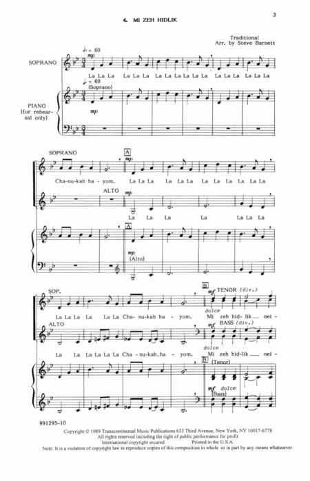 Free Sheet Music Mi Zeh Hidlik