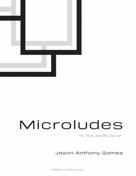 Microludes For Flute And Bb Clarinet Sheet Music