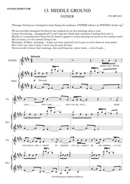 Free Sheet Music Middle Ground