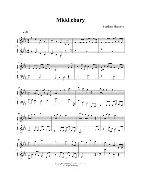 Free Sheet Music Middlebury