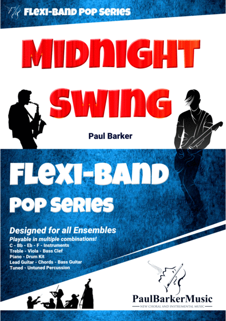 Midnight Swing Flexi Band Score Parts Sheet Music